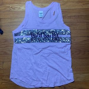 Lavender pink tank top size medium